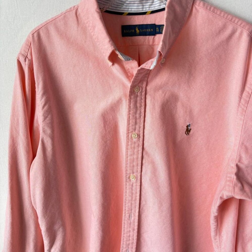 RALPH LAUREN Long Sleeve Shirt, Size XL/TG